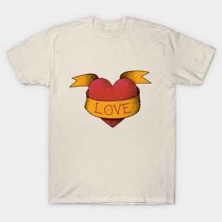 Heart and Banner T-Shirt